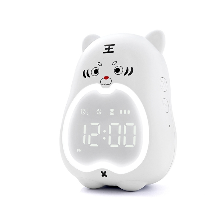 

Learning Electronic Alarm Clock Children Night Light(White)