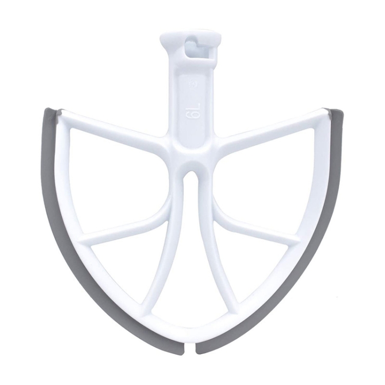 

KA-6B For KitchenAid 6-Quart Bowl Lift Stand Mixer Plastic Flat Beater Paddle with Silicone Edges