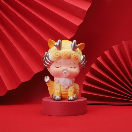 

Heavenly Auspicious Beast Hidden Model Enamel Piggy Bank(Small Golden Unicorn)