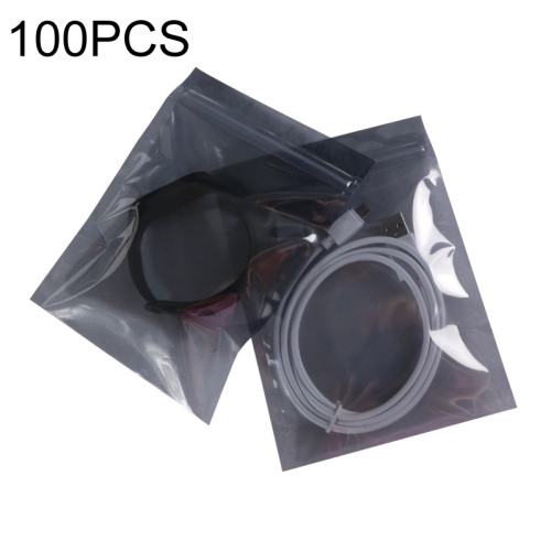 

100PCS Anti-static Shielded Bag Electronic Device Hard Disk Packaging Bag Insulation Bag, Size: 12x16cm