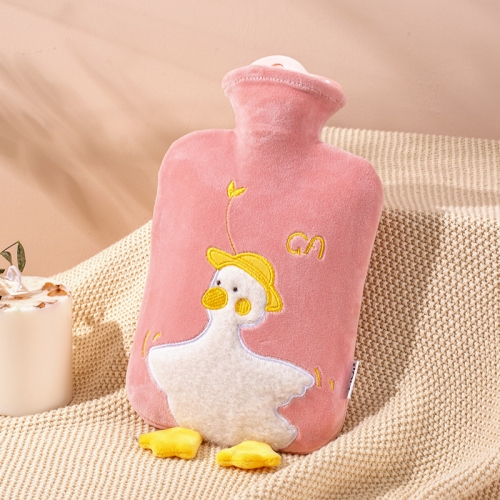 

ZS103 Cartoon Plush Water-filled Explosion-proof Hot Water Bags, Spec: Pink Duck(1000ml)