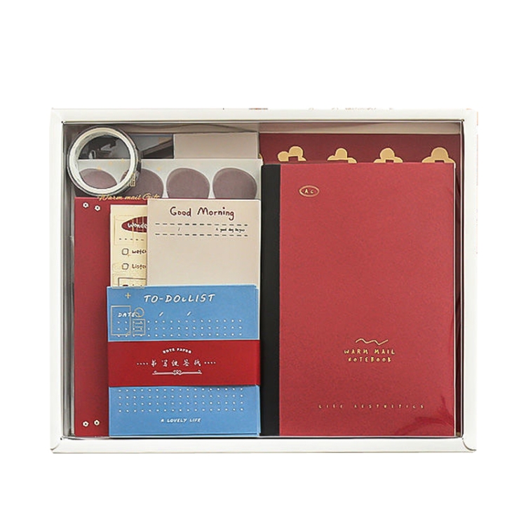 

122 PCS / Set Autumn Photo Studio Simple Retro Handbook Set Material Notebook