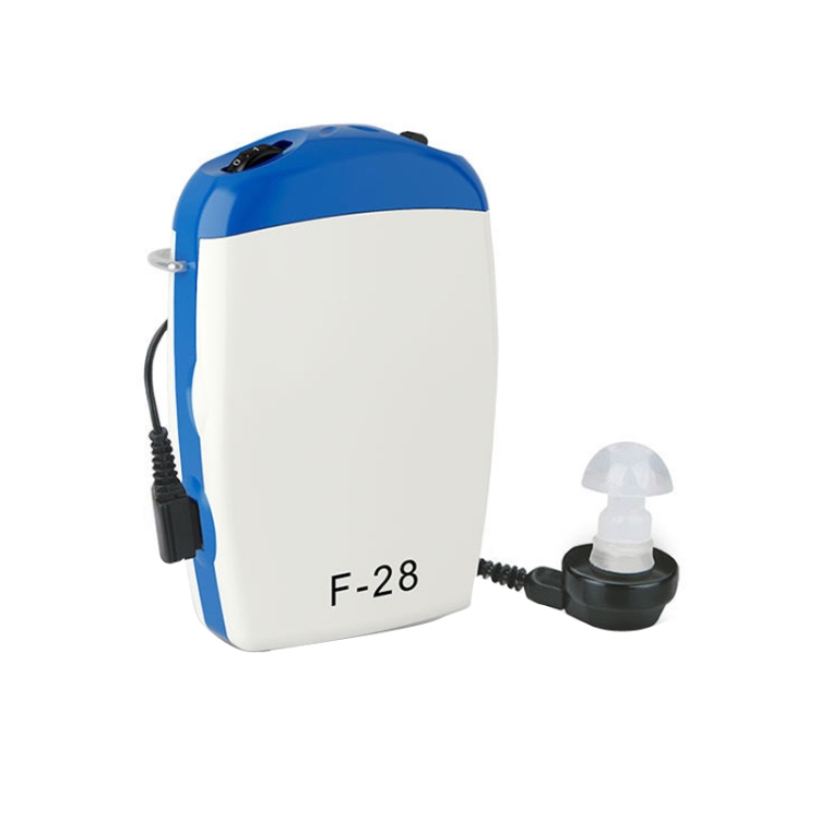 

AXON F-28 Sound Amplifier Deaf Hearing Aids(Blue White)