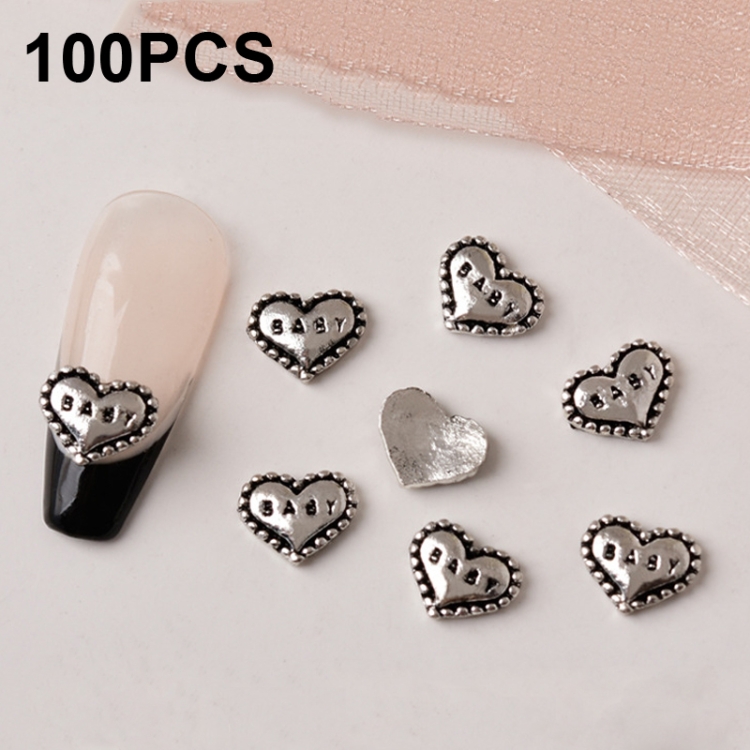 

H821 100pcs Nail Crocodile Vintage Alloy Jewelry Nail Metal Accessories