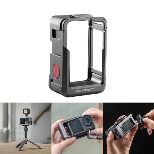 

PGYTECH For DJI Osmo Action 3 Aluminum Alloy Camera Housing Shell Expansion Protective Frame