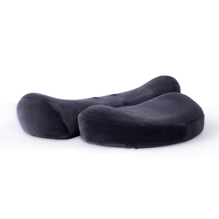 

3D Slow Rebound Memory Foam Heating Massage Pillow(Deep Gray)