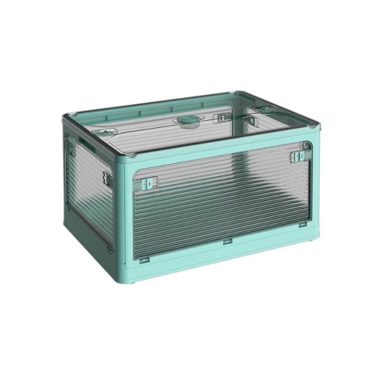 

Folding Outdoor Camping BBQ Snacks Slider Storage Box, Size: Small(Blue)