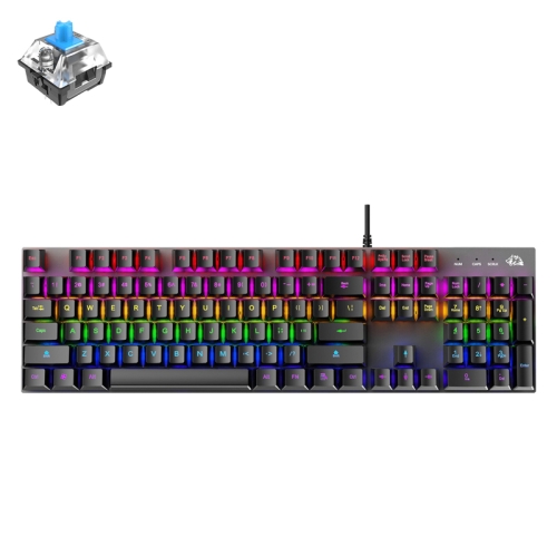 

ZIYOU LANG K1 104 Keys Game Mixed Light Mechanical Wired Keyboard, Cable Length: 1.5m(Black Green Shaft)