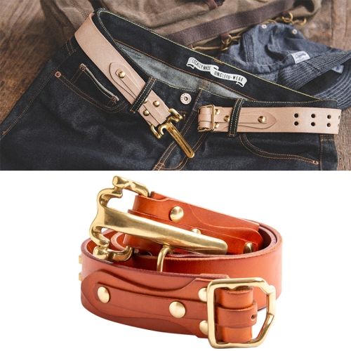 Col. Littleton Men's Adjustable Leather Cinch Belt
