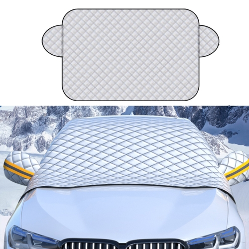 

SUITU R-3945 Car Winter Front Glass Snow Shield Defrost Sunshade Thickened Car Clothing, Style: Non-magnet Clip Door