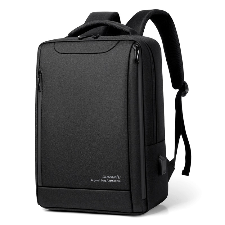 

OUMANTU 2106-1 Business Backpack Men Casual Computer Bag(Black)