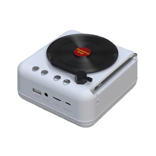 Y02 Retro-Vinyl-Plattenspieler, kabelloser Bluetooth-Lautsprecher,  Umgebungslicht, Aromatherapie, Bluetooth-Audio (blau)