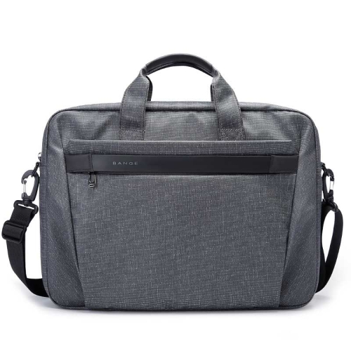 

BANGE BG-2558 Large-capacity Waterproof and Wear-resistant Laptop Handbag, Size: L (Gray)