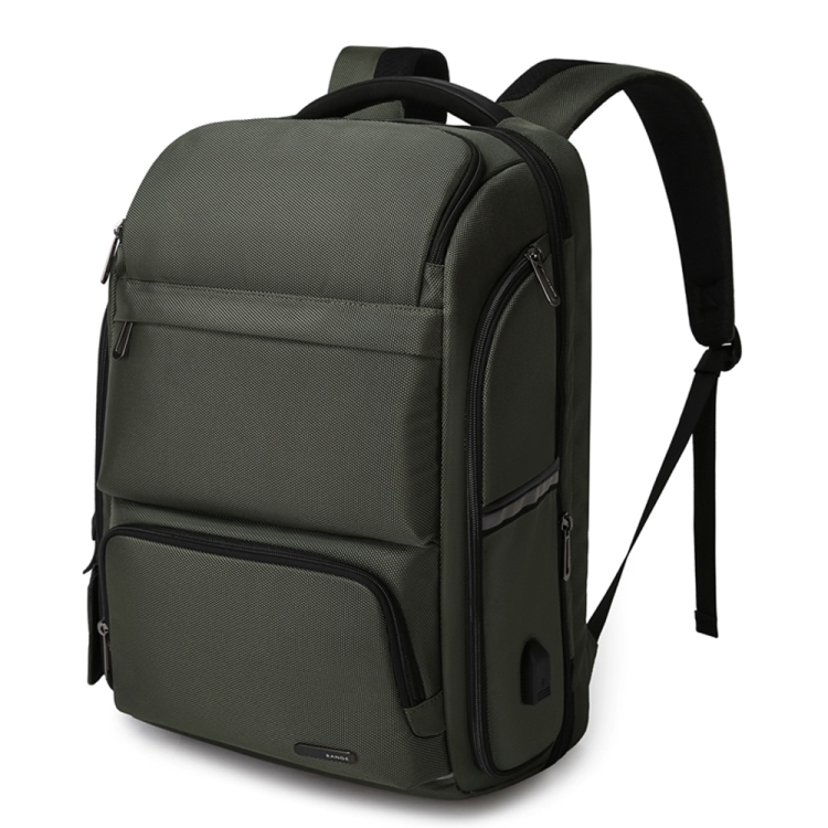 

BANGE BG-7309 Men Backpack Multi-Function Travel Computer Bag(Army Green)