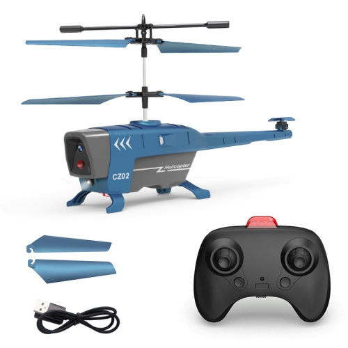 HeiFeng CZ02 Obstacle Avoidance Remote Control Aircraft, Color: 3.5CH Blue