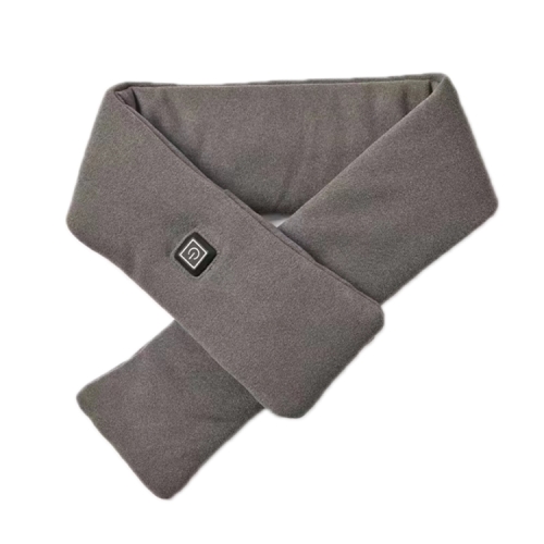 

Heated Scarf Three Gear Adjustment Warm Fleece Cold Scarf(Grey)