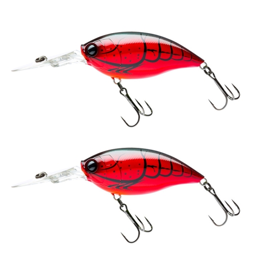 

CB034/F 2pcs Inner Laser Deep Dive Sea Fishing Rock Fat Fake Bait Plastic Stiff Bait