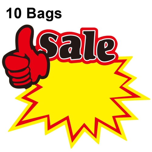

WM-001 10 bags 25x19cm Explosion Sticker Product Price Tag Supermarket Price Label