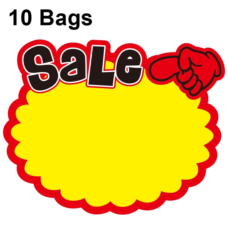 

WM-010 10 bags 25x19cm Explosion Sticker Product Price Tag Supermarket Price Label