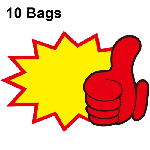 

XD-520 10 bags 25x19cm Explosion Sticker Product Price Tag Supermarket Price Label