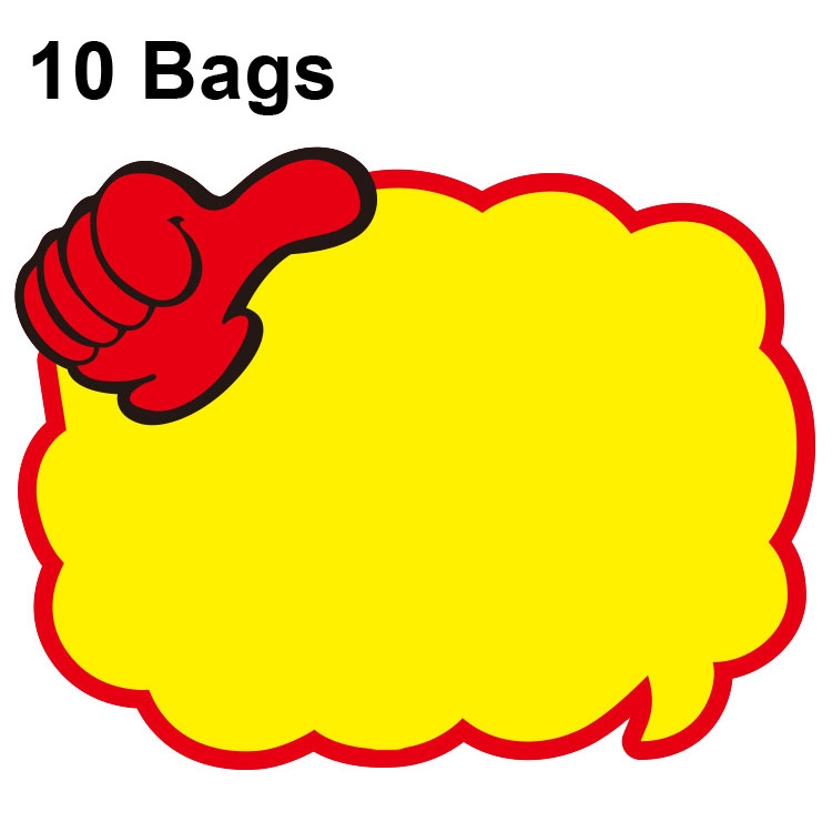 

XD-537 10 bags 25x19cm Explosion Sticker Product Price Tag Supermarket Price Label