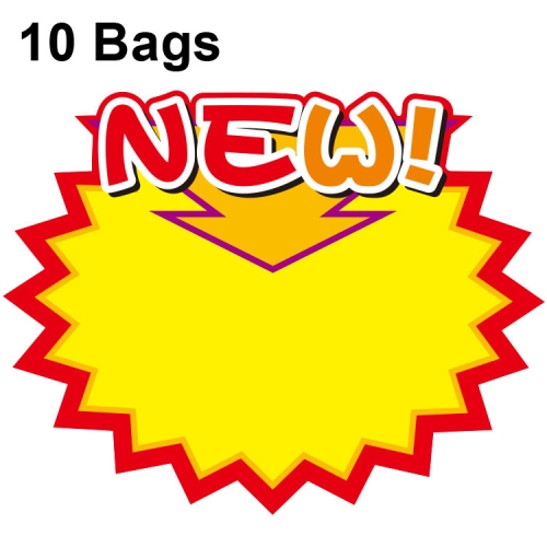 

WM-12 10 bags 18x14cm Explosion Sticker Product Price Tag Supermarket Price Label