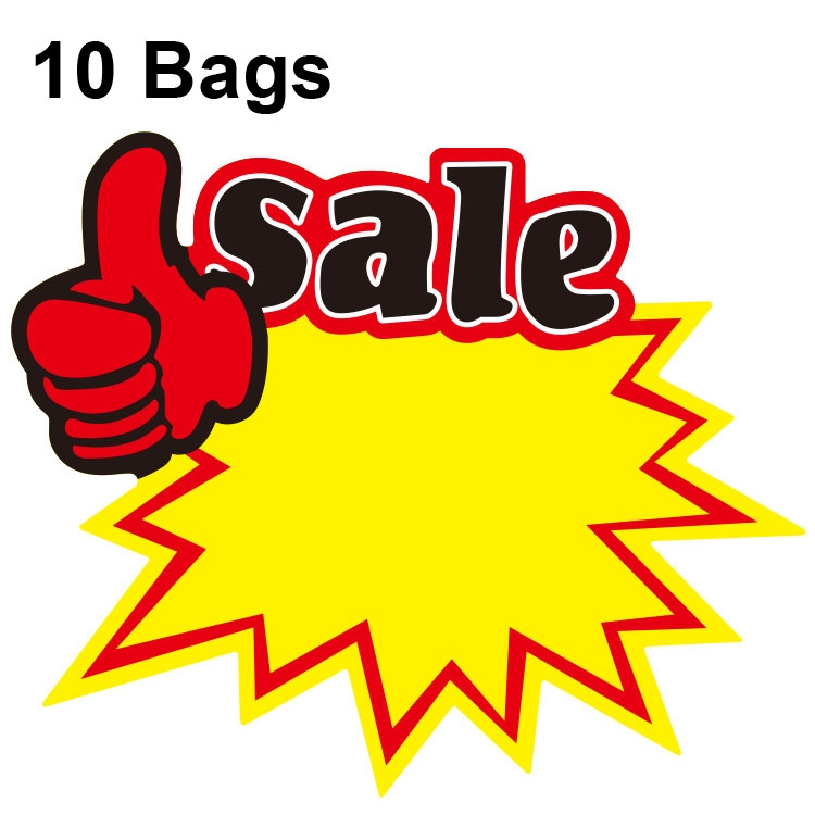 

WM-301 10 bags 9x7cm Explosion Sticker Product Price Tag Supermarket Price Label