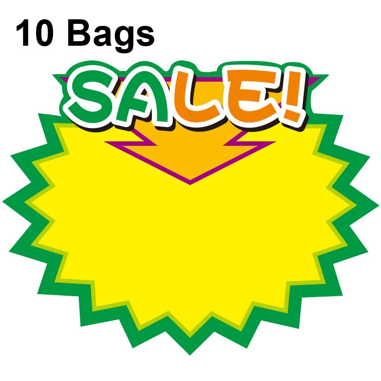 

WM-311 10 bags 9x7cm Explosion Sticker Product Price Tag Supermarket Price Label