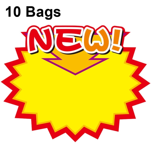 

WM-312 10 bags 9x7cm Explosion Sticker Product Price Tag Supermarket Price Label