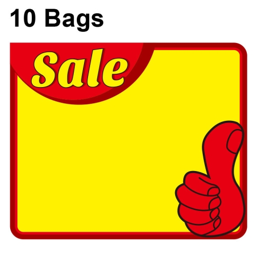 

WM-313 10 bags 9x7cm Explosion Sticker Product Price Tag Supermarket Price Label