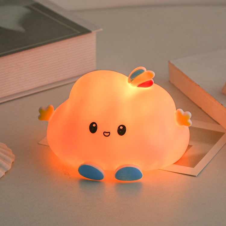 

KTX-352 Cartoon Animal Shape Atmosphere Lamp Desktop Decoration LED Night Light, Spec: Pink Cloud