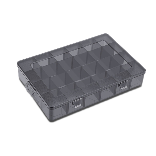 

Multi-Compartment Sorted Electronic Parts Organiser, Specifications: 24 Grid