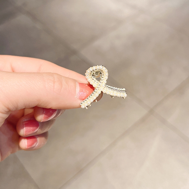 

10 PCS LD358 Cross Pearl Mini Hairpin Girl Bangs Hair Ornaments