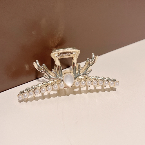 

3 PCS Hair Scrunchies Back Of The Head Headpiece, Styles: LD261 Antlers Pearl