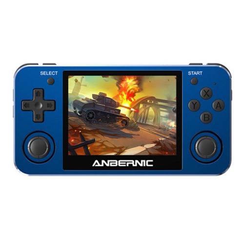 

RG351MP NDS Arcade HD Retro Handheld Game Console, Memory: 16G(Blue)