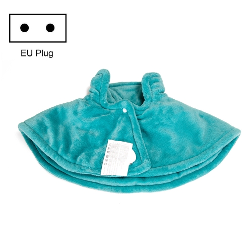 

Graphene Heated Flannel Shoulder Pad, Specification: EU Plug(Lake Blue)