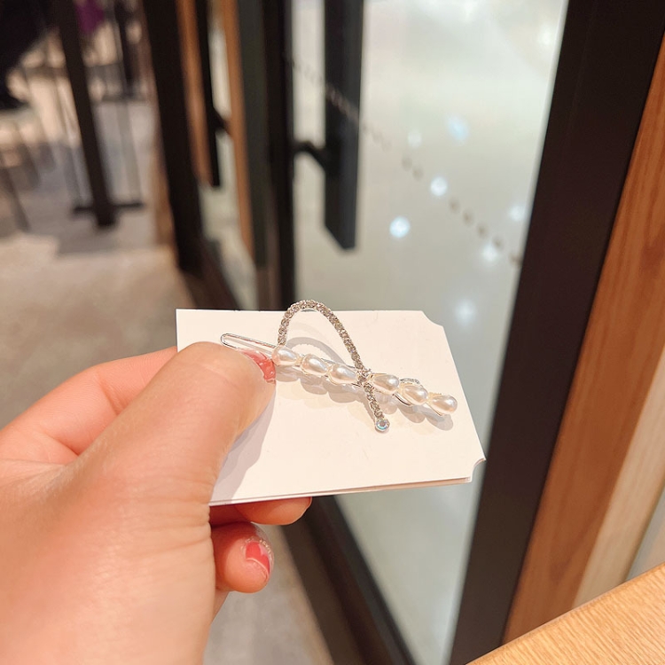 

10pcs Rhinestone Fashion Hair Clips Women Bangs Headwear, Styles: 373 Cross