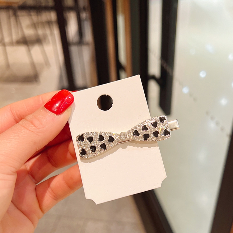 

10 PCS Rhinestone Fashion Hair Clips Women Bangs Headwear, Styles: 331 Checker Grid Tie