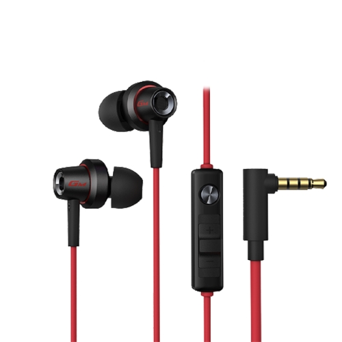

Edifier HECATE GM260 In Ear Wire Control Headphones With Silicone Earbuds, Cable Length: 1.3m(Black Red)