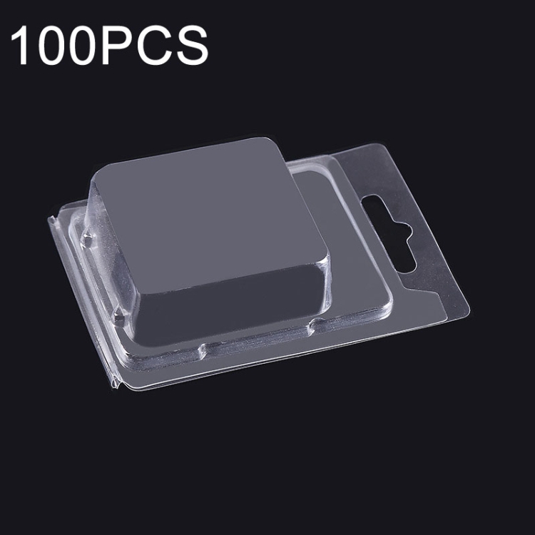 

100 PCS Transparent PVC Blister Packaging Boxes For Electronic Products(NO.4)