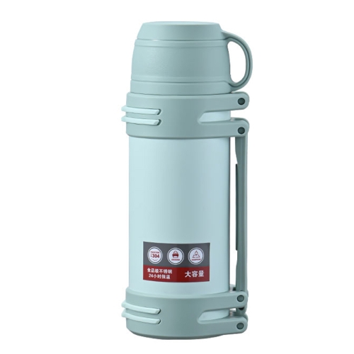 

JunHeng JH-6096 Stainless Steel Insulation Pot Travel Car Water Cup, Capacity: 1200ml (Green)