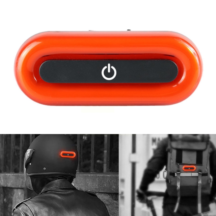 Feu Arrière LED Pour Casque – Rechargeable USB – Étanche IPX6 – 3 Modes