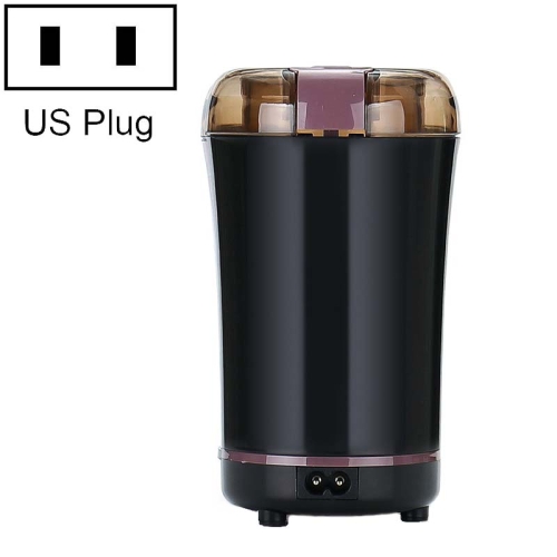 

M150A Stainless Steel Electric Coffee Grinder Grain Bean Grinding Machine, Spec: US Plug (Black)