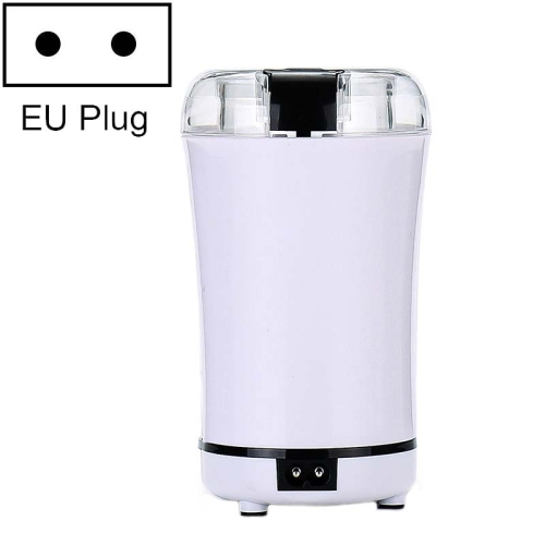 

M150A Stainless Steel Electric Coffee Grinder Grain Bean Grinding Machine, Spec: EU Plug (White)
