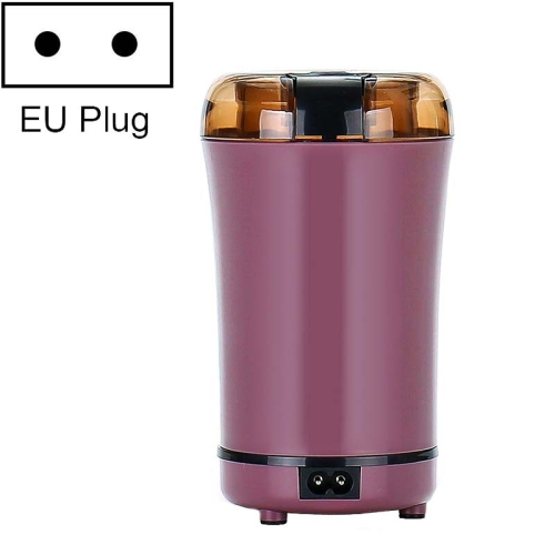 

M150A Stainless Steel Electric Coffee Grinder Grain Bean Grinding Machine, Spec: EU Plug (Purple)