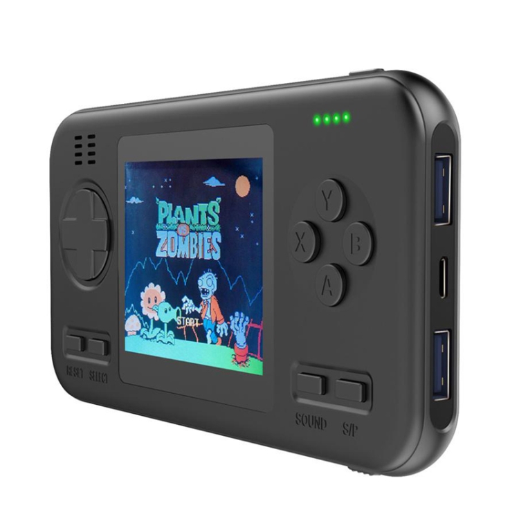 

416 Pocket Console Portable Color Screen 8000mAh Rechargeable Game Machine(Black)