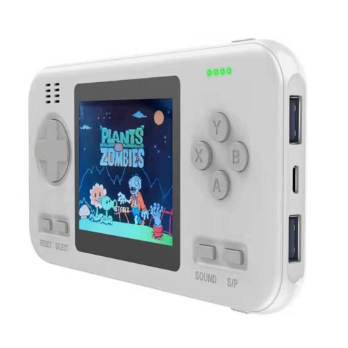 

416 Pocket Console Portable Color Screen 8000mAh Rechargeable Game Machine(White)