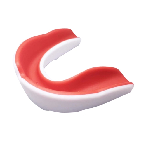 

W003 2pcs Sanda Training Basketball Boxing Sports Mouth Guard EVA Braces, Style: Adult (White Red)
