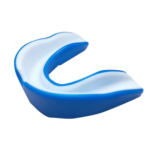 

W003 2pcs Sanda Training Basketball Boxing Sports Mouth Guard EVA Braces, Style: Adult (Blue White)