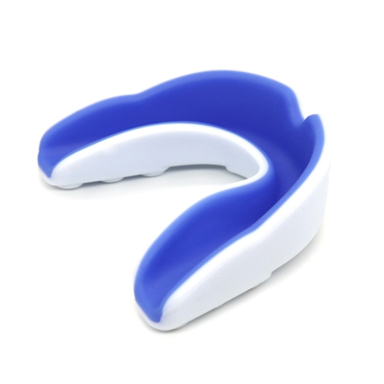 

W003 2pcs Sanda Training Basketball Boxing Sports Mouth Guard EVA Braces, Style: Adult (White Sea Blue)